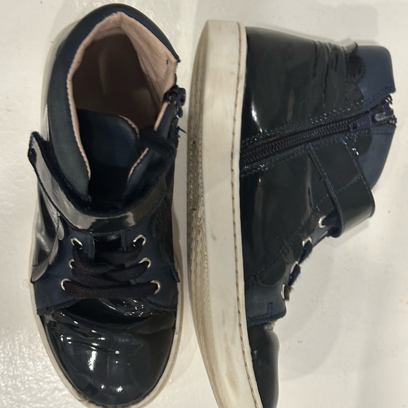 Girls Designers JICARDI PARIS High Top Sneakers Sz. 1 - Picture 7 of 7